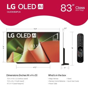 LG (83) OLED B4 4K Smart TV 2024 - Image 4