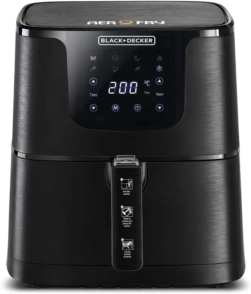 B&D AIR FRYER AF700-B5 DIGITAL 5.8L, BLACK