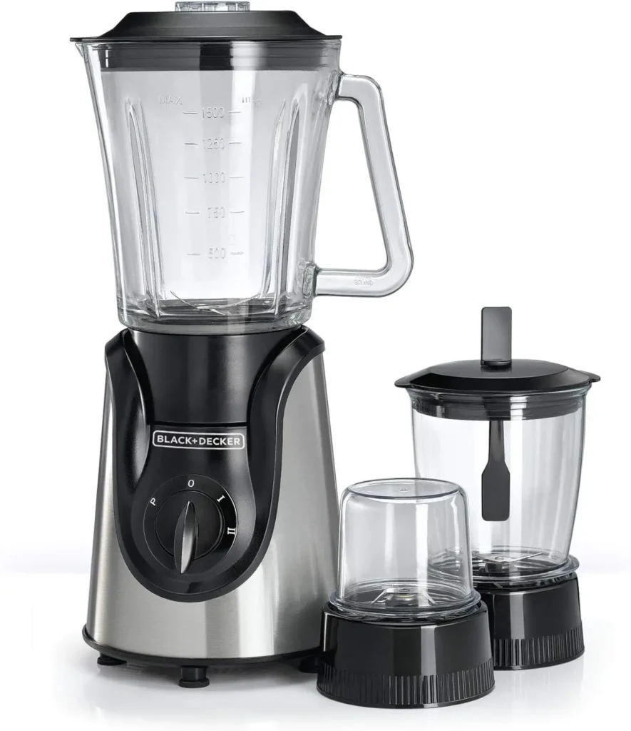 B&D BLENDER BX600G-B5 1.5L 600W, GLASS JAR W.