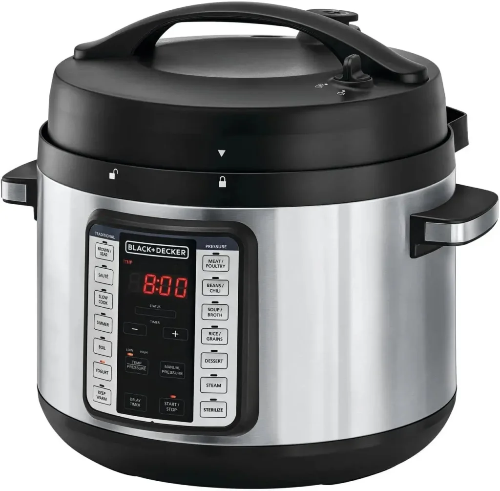 B&D PRESSURE COOKER PCP1010-B5 10L 1350W, STA